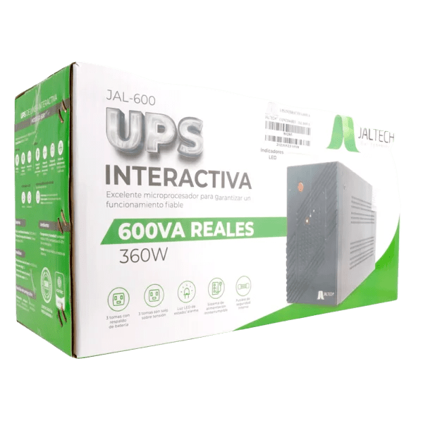 Ups Jaltech Interactiva 800va JAL 800 VA - Imagen 3