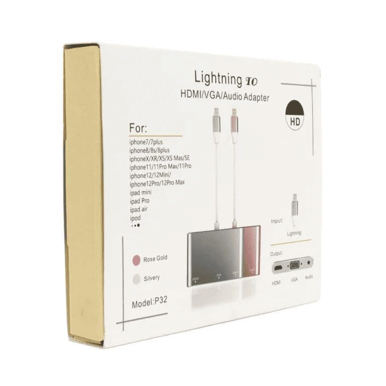 Cable Adaptador Video Lightning 3 En 1 - Imagen 5