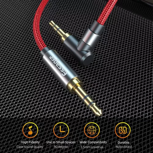 Cable 3.5mm 1mtr 90 Grados Lh077 - Imagen 3