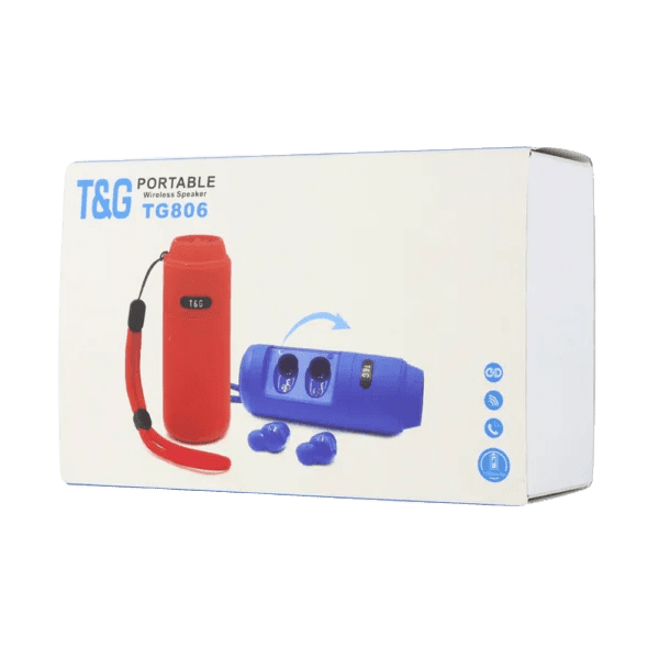 Speaker Bluetooth 2 En 1 Tws Tg806 - Imagen 9