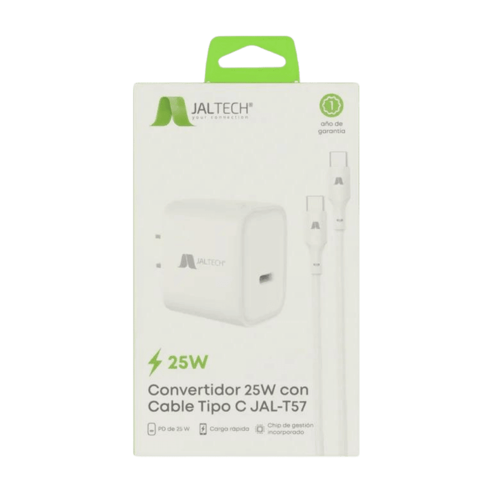 Cargador Jaltech 25w Con Cable Tipo C Jal T57 - Imagen 4