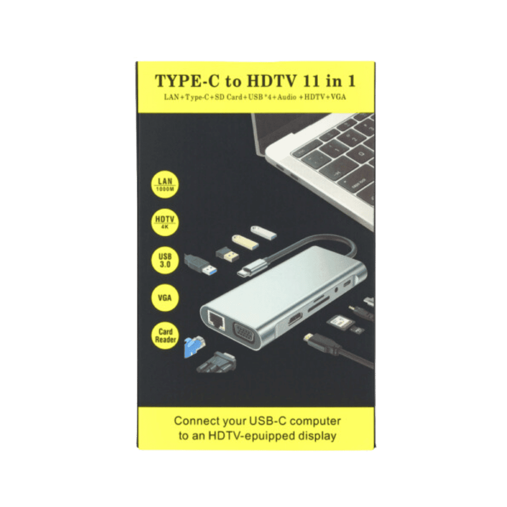 Hub Usb Tipo C 11 En 1 Hdtv - Imagen 4