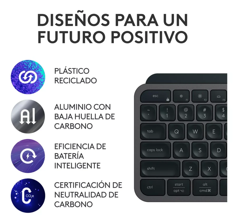 Teclado Inalámbrico Iluminado Avanzado Logitech Mx Keys S - Imagen 5