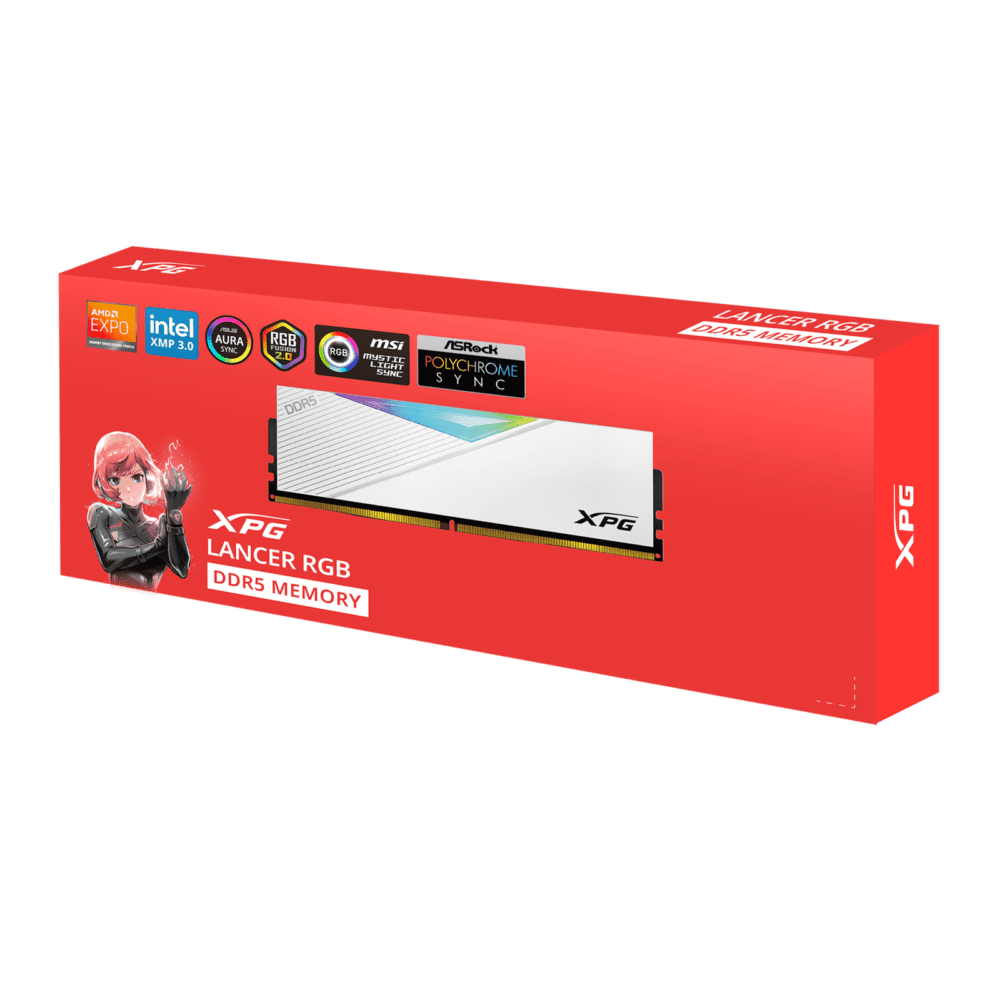 Memoria Adata Xpg White Lancer 8gb Ddr5 5200mhz - Imagen 7