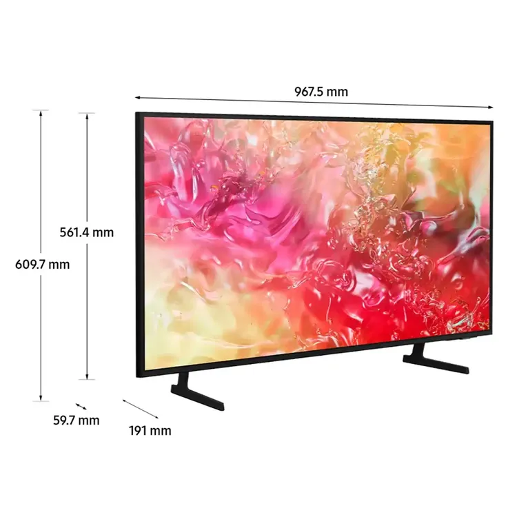 TV SAMSUNG 43″ Pulgadas 109.22 cm 43DU7000 4K-UHD LED Crystal Smart TV